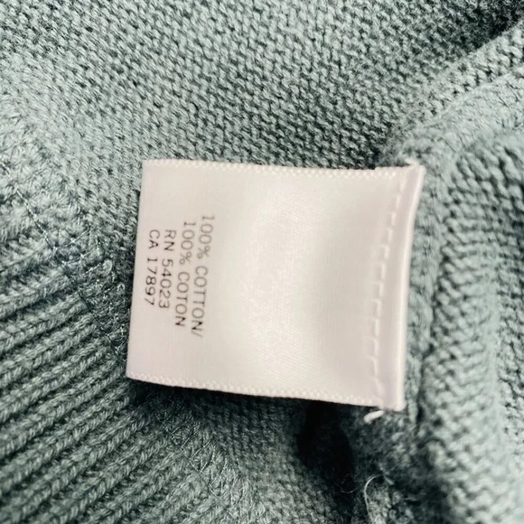 BANANA REPUBLIC Men Long Sleeve Zip-Up Collared Knit Sweater Top Size Small - Picture 12 of 12